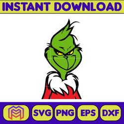 the grinch grinch christmas svg  grinch clipart files  files for cricut & silhouette digital file