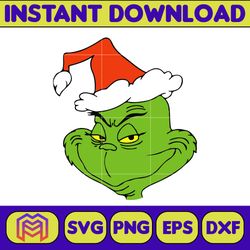 the grinch grinch christmas svg  grinch clipart files  files for cricut & silhouette digital file