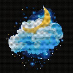 cross stitch pattern night simple cross stitch