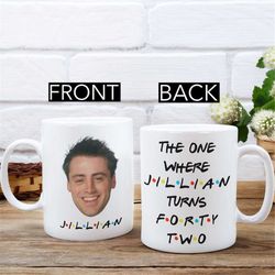 custom 42nd birthday gift, friends 42nd birthday mug, 42nd birthday gift for men and women, 42 year old men gift