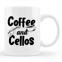 cellist mug, cellist gift, cello player mug, music teacher gift, cello lover, cello musician, cello gift, cello teacher