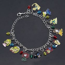 disney princess metal the little mermaid bracelet snow white queen elsa women's charms pendant bracelet jewelry