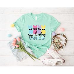 Egg Hunting Squad, Egg Hunting Shirt, Easter Egg Hunter Shirt, Easter Day Shirt Women Kid, Cute Easter Shirt