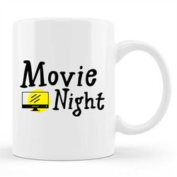 movie night mug, movie night gift, movie mug, movie birthday mug, movie party, movie night party, movie night birthday,