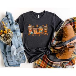 cute fall coffee shirt, inspired pumpkin latte tshirt,pumpkin spice autumn tee,fall pumpkin coffee shirt,fall pumpkin t-