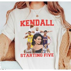 kendall starting five shirt, loahaddian kendall jenner team shirt, kendall starting five tee shirt, sweatshirt, hoodie