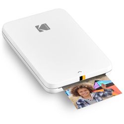 kodak step slim instant photo printer, bluetooth portable printer compatible with ios & android