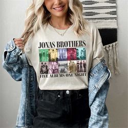 retro jonas brothers the eras tour shirt, jonas brothers shirt, jonas brother merch, jonas brothers fan tees, joe jonas