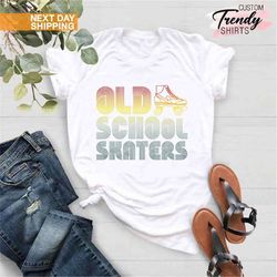 old school skaters t-shirt, 80's skating party, roller skater shirt, roller skater gift, roller skating shirt men women,