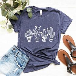 cactus shirt women, cactus lover gift, plant mom shirt, country shirt, western shirt, cactus plant shirt, desert shirt w