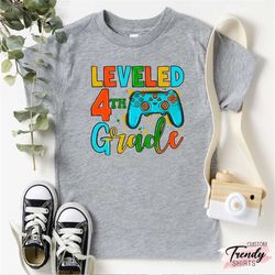 fourth grade boy shirt, back to school 4th grade, back to school gift, first day of 4th grade shirt boy, fourth grade gi