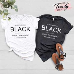 black lover shirt, funny black lover gift, black is mu happy color, sarcastic shirt, humor shirt, cute black lover gift