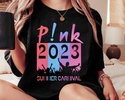 the summer carnival pink trustfall tour for lover perfect gift idea for men women birthday gift unisex tshirt