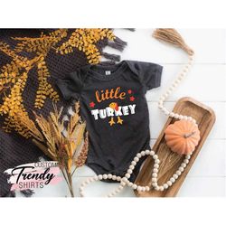little turkey shirt, thanksgiving gift, thanksgiving outfit for kids, cute turkey shirt, turkey day clothing, baby girl
