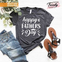 happy father's day shirt, moustache shirt, father's day shirt from kids, daddy t-shirt, father's day gift, father's day