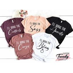 bachelorette party matching t-shirts, team bride shirts, bridesmaid shirts, bachelorette party shirts rose gold, custom