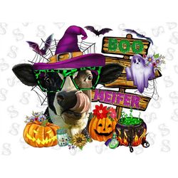 boo heifer pumpkin png sublimation design,boo heifer pumpkin png,halloween png,boo heifer png,halloween heifer png,heife