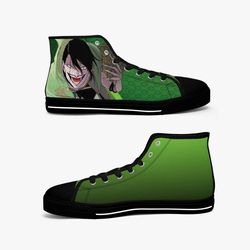 black clover jack the ripper high canvas shoes for fan, black clover jack the ripper high canvas shoes sneaker