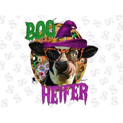 halloween boo heifer png sublimation design, halloween png, boo heifer png, halloween heifer png, heifer png, digital do