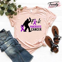 pancreatic cancer shirt, pancreatic cancer awareness shirt, pancreatic cancer survivor gifts, purple ribbon shirt, cance