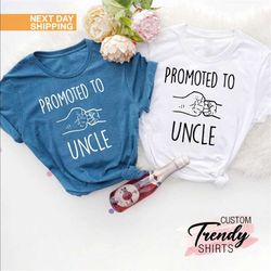 new uncle gift, uncle announcement shirt, promoted to uncle, brother gift, new uncle t shirt, uncle birthday shirt, preg