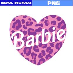 barbie leopard png, barbie png, barbie pink logo png, barbie logo png, girl png, cartoon png, png digital file