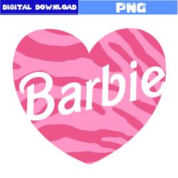 barbie png, barbie heart png, barbie pink logo png, barbie logo png, girl png, cartoon png, png digital file