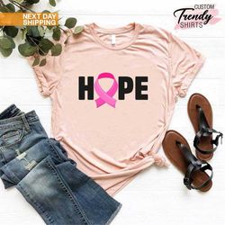 hope breast cancer shirt, breast cancer gifts, breast cancer warrior shirt, breast cancer awareness, pink ribbon shirt,b