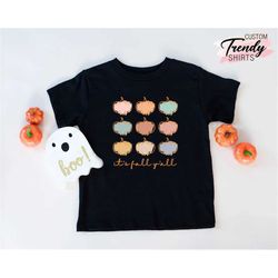 kids fall shirts, it's fall y'all shirt, fall gift shirt toddler girl, thanksgiving shirt for girls,halloween gift,thank