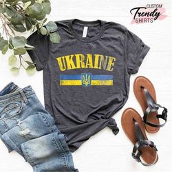 ukraine flag t-shirt, proud ukrainian shirt, ukrainian patriotic shirt, support ukraine tees, stand with ukrainians, fre