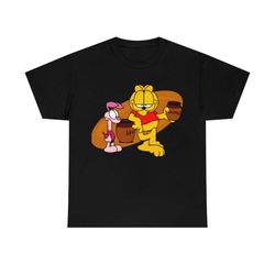 garfield winnie the pooh-winnie the garfield many lands t-shirt