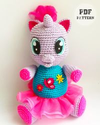unicorn patterns my little pony crochet unicorn pdf pattern