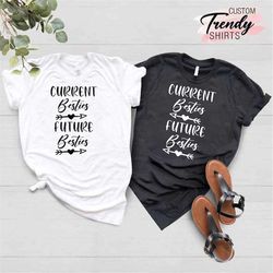 current besties and future besties shirt, baby reveal shirts, baby announcement shirts, pregnancy reveal gifts, matching