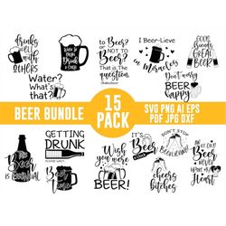 beer svg 15 bundle,beer glass svg,beer svg,beer quotes svg,beer clipart, alcohol quotes svg,silhouette svg,cut files cri