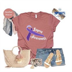 Lupus Ribbon Shirt, Lupus Awareness Month Shirt, Lupus Warrior Shirt, Lupus T Shirt, Lupus Support Shirt, Shirt For Wome