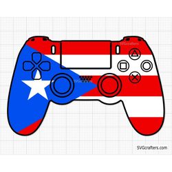 puerto rican flag video game controller svg, puerto rico flag svg, puerto rican svg, puerto rico svg, boricua svg, puert