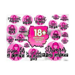 breast cancer awareness bundle svg, breast cancer svg, cancer svg, cancer awareness svg