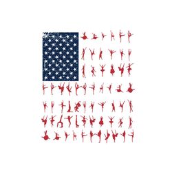 american ballet flag svg, independence svg, ballet flag svg, july 4th flag svg, july 4th ballet svg, national flag svg,