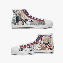 my hero academia toga high canvas shoes for fan, my hero academia toga might high canvas shoes sneaker