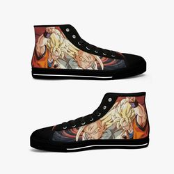 dragon ball z son gohan high canvas shoes for fan, dragon ball z son gohan high canvas shoes sneaker