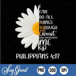 i can do all things daisy tee png