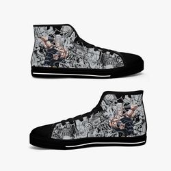 jojos bizarre adventure jean pierre polnareff high canvas shoes sneaker