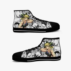 jojos bizarre adventure jolyne kujo high canvas shoes sneaker