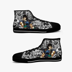 jojos bizarre adventure jonathan joestar high canvas shoes sneaker