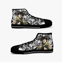 jojos bizarre adventure joseph joestar high canvas shoes sneaker