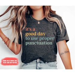 punctuation shirt, groovy grammar shirt, english teacher shirt, grammar teacher tee, gift for english teacher, teacher a