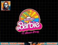 barbie malibu beach party png, sublimation copy