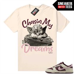 sb dunks valentines day sneaker match tees sail 'chasin my dreams'