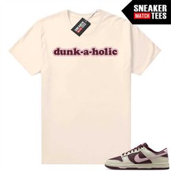 sb dunks valentines day sneaker match tees sail 'dunkaholic'