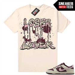 sb dunks valentines day sneaker match tees sail 'loser lover'